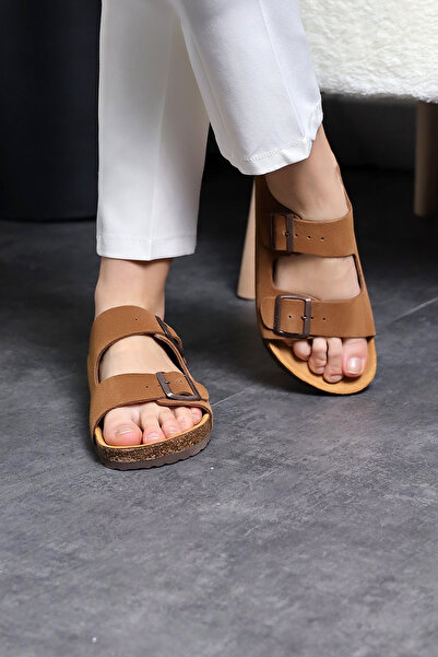 Land of Cork Шльопанці з натуральної шкіри Albus на корковій підошві