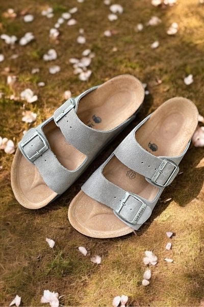 Land of Cork Albus Natural Cork Sole Genuine Leather Slippers