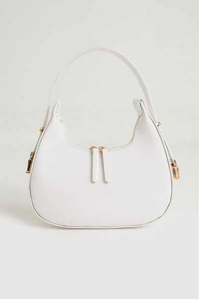 osteir Women's Patent Leather Zipper Closure Adjustable Strap Handbag