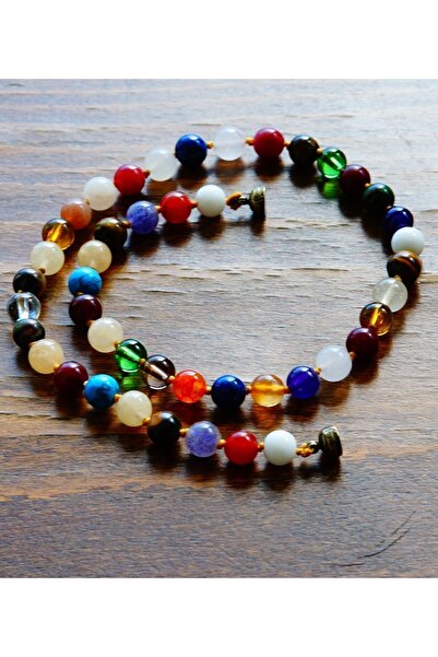 ESK KEHRİBAR Başarı Kolyesi Öğrenciler Için Doğal Taş Kolyeler Gerçek Başarıy...