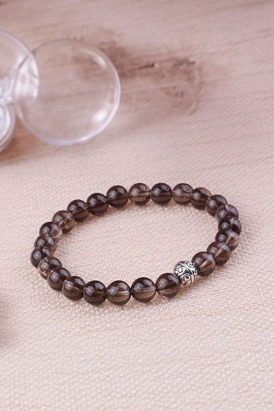hmgtaş Smoky Quartz Stone Bracelet