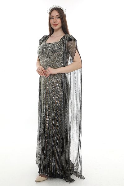 GATSBYLADY LONDON FARİHA - HAND EMBROIDERED, STONE DETAILED DRESS