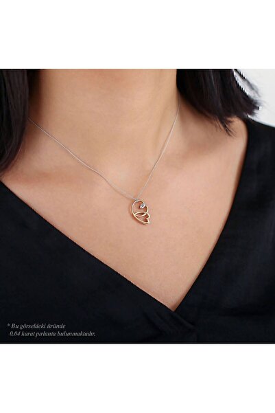 Altınbaş Kadın Pırlanta Mariposa  Kolye ZR347-8K