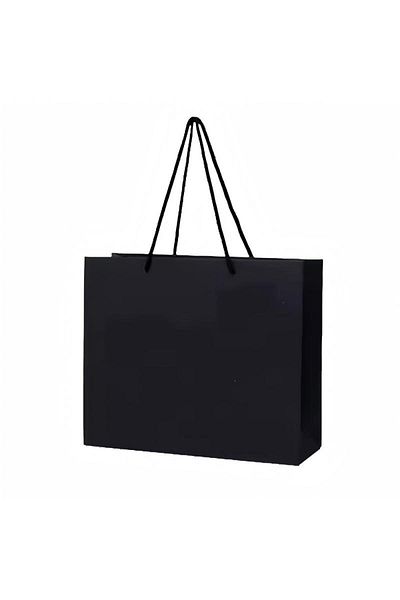 Generic حقيبة تسوق ورقية برباط - 40 × 12 × 28 سم (هدية، رأس السنة، عيد ميلاد، حقيبة من الورق المقوى)