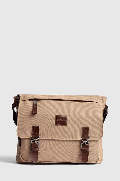 By Hakan Gk72 Canvas Messenger Bag Shoulder Bag School Bag with Laptop Compartment Kum