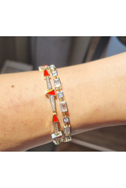 İNİTİUM Vip Series Stone Waterway Gold Bracelet
