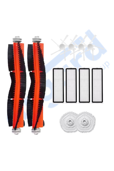 Asgard Grup DREAME W10-W10 PRO COMPATIBIL 2 perii principale 4 perii laterale 4 filtre 2 mopuri