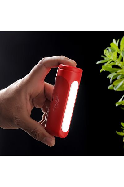 Olsenmark Rechargeable Led Torch & Lantern | 1200mah, 1w Torch 5w Light, 6–4h Use, Compact & Portable
