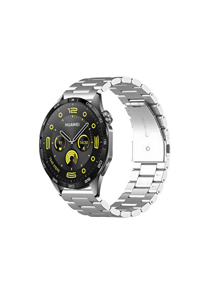 Tagomoon Huawei Watch Gt4 46mm Uyumlu Kordon Klasik Baklava Model Paslanmaz Ç...