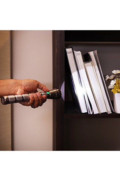 Olsenmark Rechargeable Led Flashlight – 3000m Range, 2500mah Battery, Cnc Aluminum Body, Cree Led