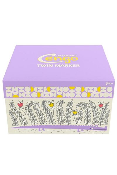 Cengo Twin Marker Double Tip Pen 168 Colors Cgo137