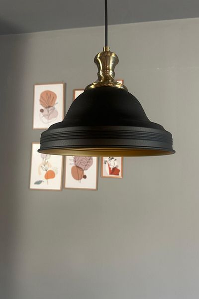 Bamyum Ulmete Black Knob Headboard Single Pendant Lamp Chandelier Living Room Office Hotel Chandeliers Design Vintage