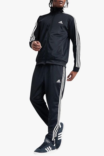 adidas M 3S Tr Tt Ts Ανδρικό Σετ φόρμας casual IC6747 Μαύρο