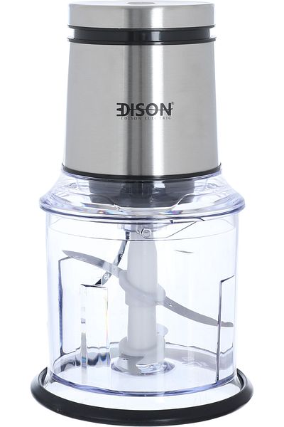 Edison مفرمة خضروات كهربائية من إديسون 4 شفرات 0.6 لتر 400 وات أسود