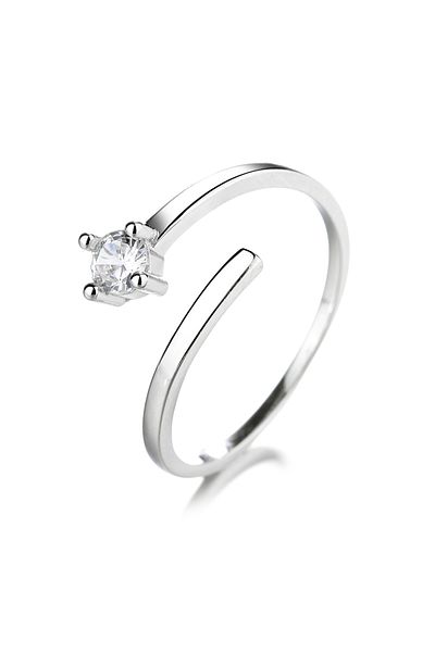 delis Inel Reglabil Argint 925, Jw1364, Model Elegant, Placat Cu Rodiu