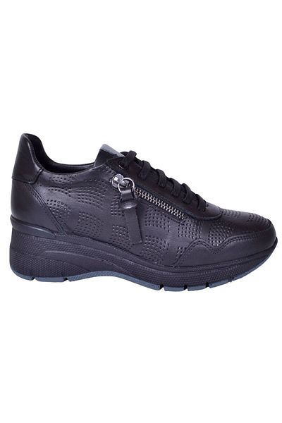 Mammamia D24YA-3680 Pantofi casual din piele pentru femei negri