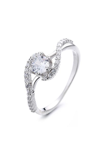 delis Inel Argint 925, Jw892, Model Elegant, Placat Cu Rodiu