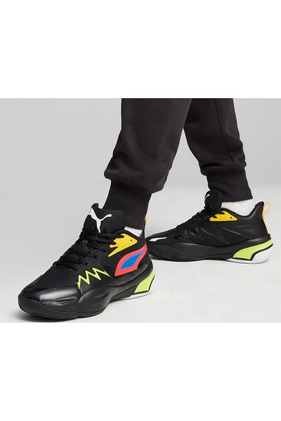 Puma Genetics Unisex ψηλά παπούτσια μπάσκετ πολύχρωμα