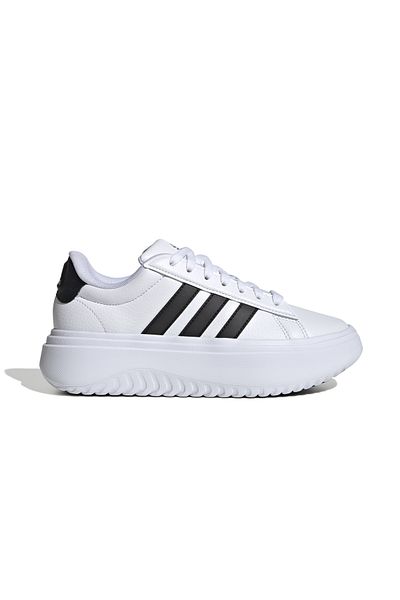 adidas Grand Court Platform Sole Women's Casual Shoes White
