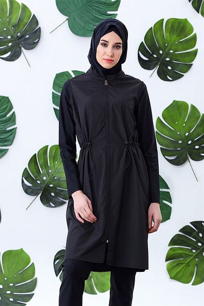Moodbasic Sw12.0135 Large Size Hijab Swimsuit