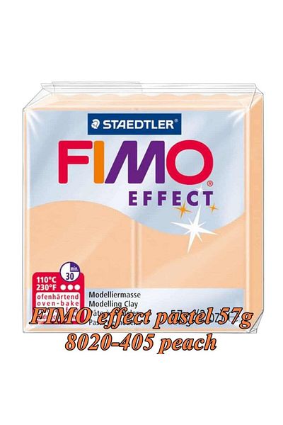 Bafimo Pastă de modelat FIMO Effect 57g, cremă pastelată, culoare inimă de piersică