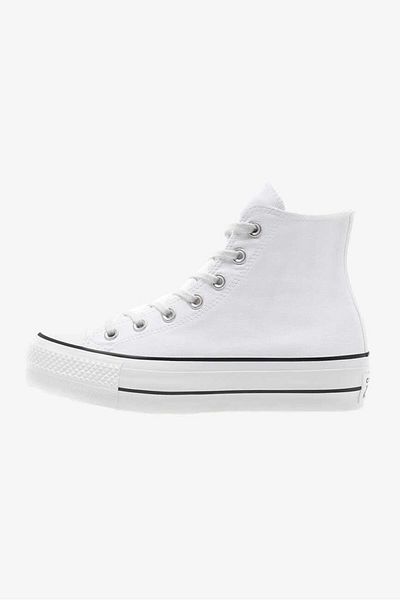 converse Pantofort alb pentru femei Chuck Taylor All Star Platform - 560846 c