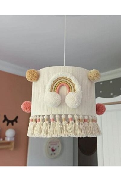 Tasarı Sanatı Bebek / Çocuk Odası %100 El Işçiliği Makrome Gökkuşaklı Bebek V...