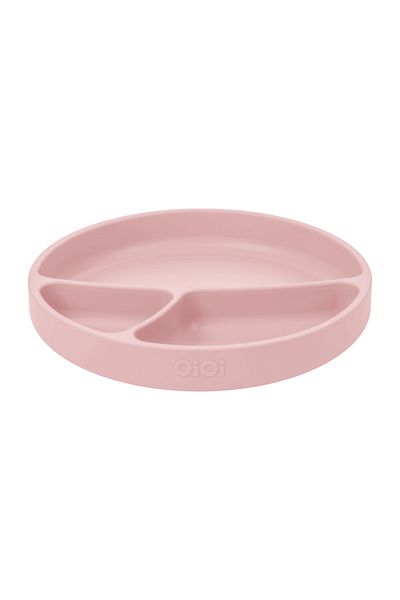 OiOi Portion Vacuum Base Silicone Plate - Pinky Pink