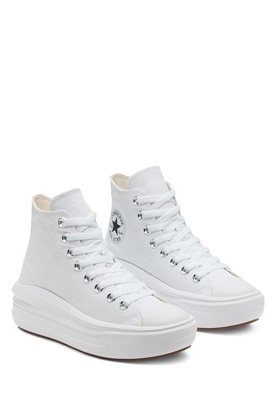 converse Chuck Taylor All Star Move Platform White Sneaker 568498 C-102