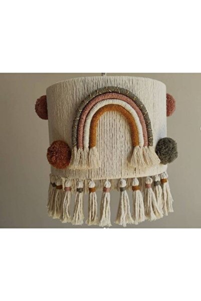 Tasarı Sanatı Bebek / Çocuk Odası %100 El Işçiliği Makrome Gökkuşaklı Bebek V...