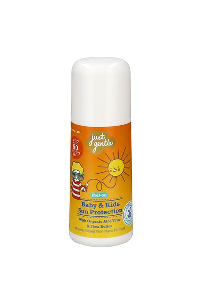 just gentle Baby & Kids Sun Protection SPF 50 PA++ - Broad Spectrum UVA/UVB, Water-Resistant