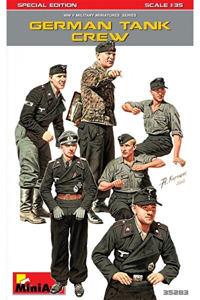 MiniArt Ma-35283 Tank Mürettebatı Alman Özel Sürüm