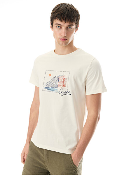 Mudo Printed Crew Neck Short Sleeve T-Shirt