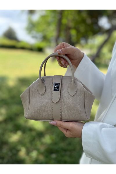 DEV 3 ADAM Nçs Mink Mini Women's Hand and Shoulder Bag - Minimal of Elegance (En:18~Boy:13)