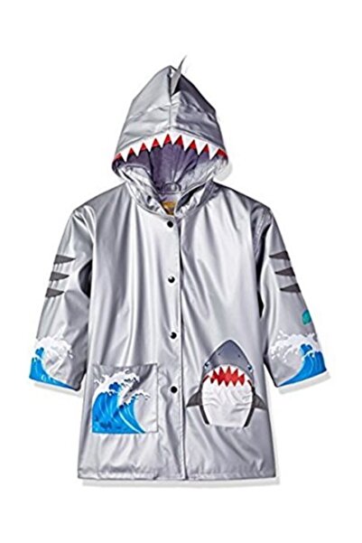kidorable Shark Children's Raincoat - Gray
