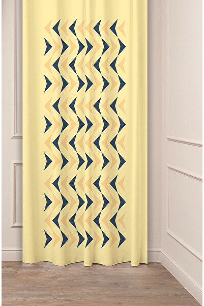 GREENDECOR Bohemian Geometric Line Plain Beige Patterned Special Design Digit...