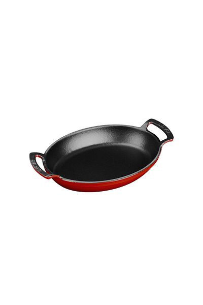 Lava 19x14cm Measurement - Iron Solid Double Handle Oval Sahan Dump