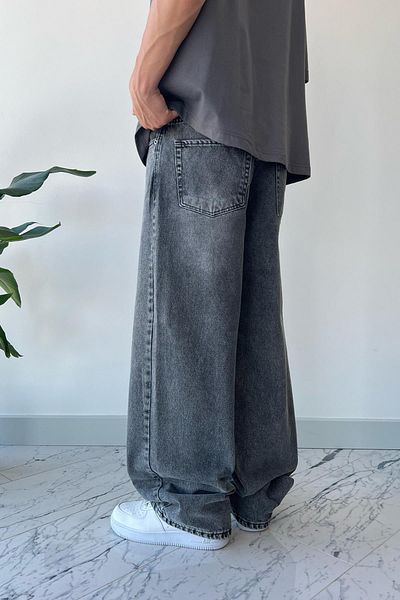 Flaw Wear جان باسيك رمادي فضفاض
