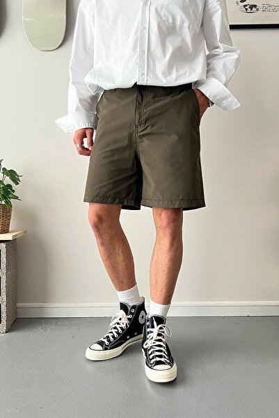 Flaw Wear Extra Comfortable Khaki Fabric Shorts