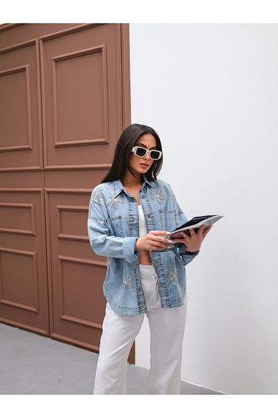 SOLİS MODA Cămașă de denim pentru femei