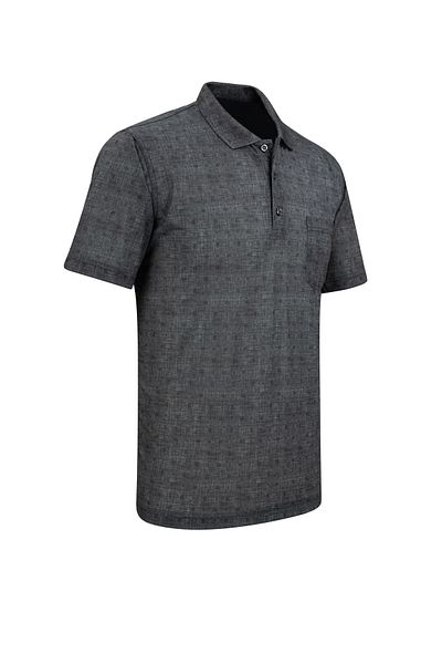 Çizgi Triko Ανδρικό μπλουζάκι Polo Neck Digital Printing Classic Fit με τσέπη - 5104