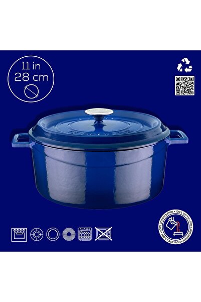 Lava Cast Round PotTrendy Diameter(Ø)28cm