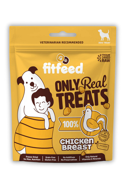 fitfeed Freeze-Dried Çiğ Tavuk Göğüs Köpek Ödül Maması 40g