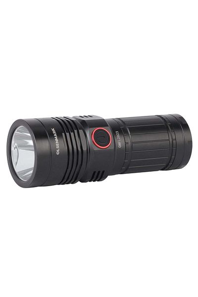 Olsenmark LED Flashlight with Power Bank - 25W, 3000 Lumen, 15H Run Time, Portable, Compact Design