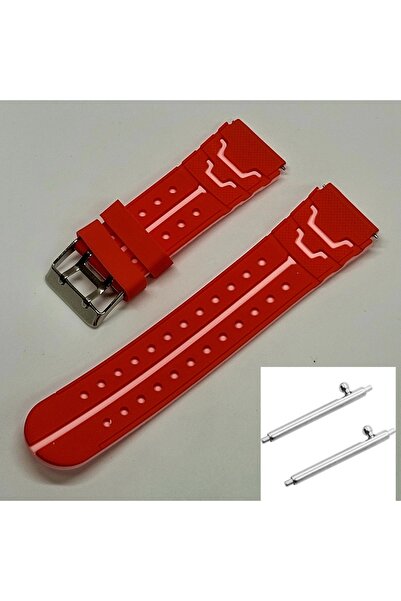 atasaat SMART KİDS AKILLI SAAT KORDONU UYUMLU SİLİKON KIRMIZI RENK - 20 MM