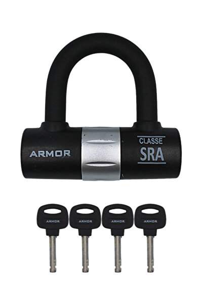 Armor 780 Mv Kelepçeli Çelik U Kilit (10MM) (10X10 CM)