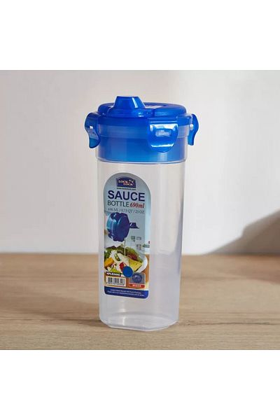 locknlock 690ml Round Sauce Mixer Bottle with Drainer Grate