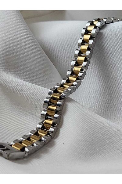 ZÜLİSCH Steel Bracelet Unisex Model Gold Silver
