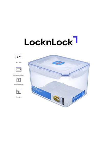 locknlock 9L Rectangular  Airtight Food Storage- BPA-Free, Microwave, Freezer, and Dishwasher Safe