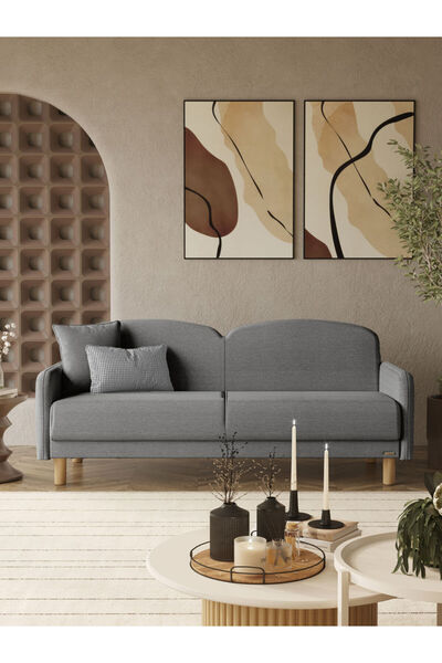 Modalife Bohem Koltuk Takımı, Oturma Grubu 3+3+1 Full Paket (2 Koltuk 1 Berjer) (Sandıklı-Yataklı)